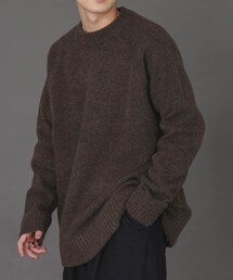 SENSE OF PLACE by URBAN RESEARCH（センスオブプレイスバイアーバンリサーチ）の「【一部WEB限定カラー】モヘアライクラグランアゼルーズセーター（その他・メンズ）」