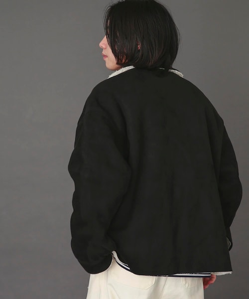 ムートンジップブルゾン