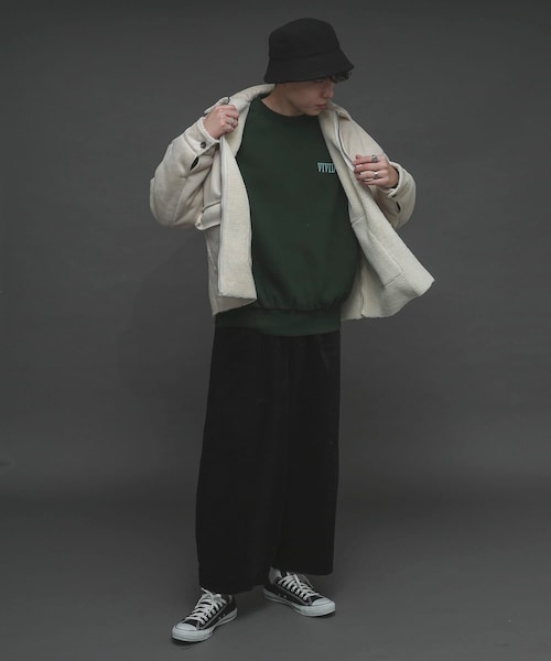 ムートンジップブルゾン