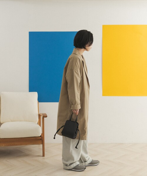 FORK&SPOON（フォークアンドスプーン）の「FORK&SPOON オーバーライトミドルコート（その他・レディース・DARK NAVY/ECRU/BEIGE・one）」の15枚目の写真