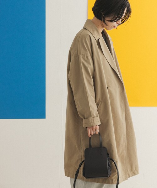 FORK&SPOON（フォークアンドスプーン）の「FORK&SPOON オーバーライトミドルコート（その他・レディース・DARK NAVY/ECRU/BEIGE・one）」の10枚目の写真