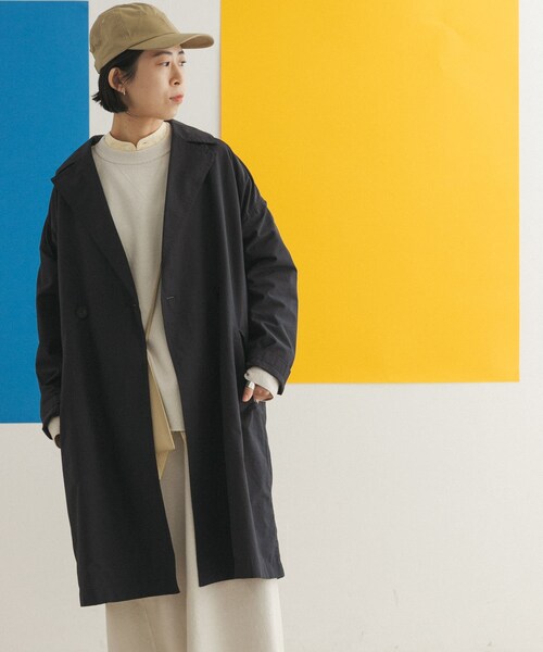 FORK&SPOON（フォークアンドスプーン）の「FORK&SPOON オーバーライトミドルコート（その他・レディース・DARK NAVY/ECRU/BEIGE・one）」の20枚目の写真