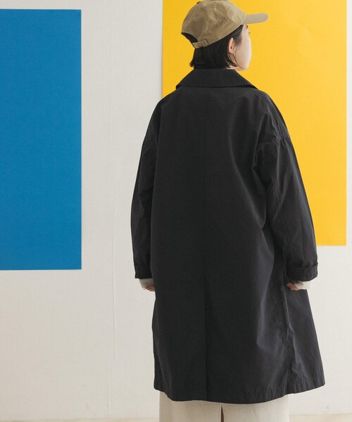 FORK&SPOON（フォークアンドスプーン）の「FORK&SPOON オーバーライトミドルコート（その他・レディース・DARK NAVY/ECRU/BEIGE・one）」の17枚目の写真