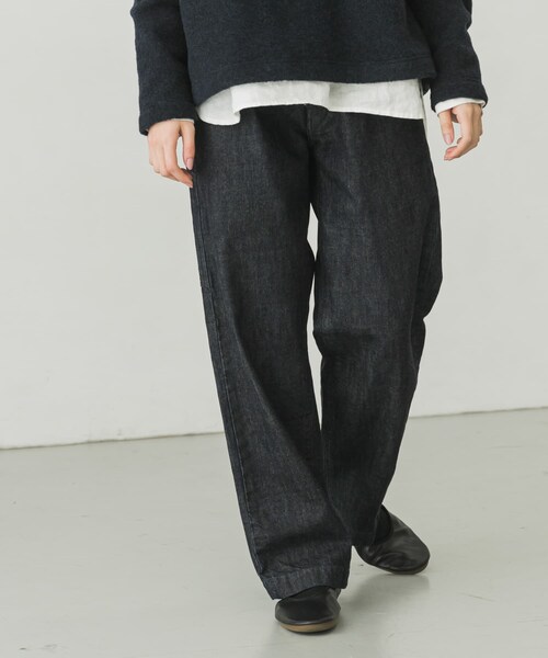 パンツ Ikkuna suzuki t tapered denim pants Ikkuna suzuki t tapered denim pants