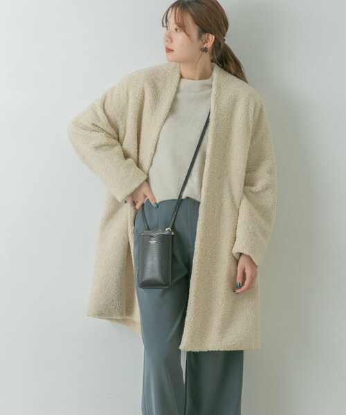 TORRAZZO DONNA ボアガウンコート