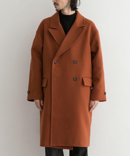 URBAN RESEARCH ID（アーバンリサーチ アイディー）の「URBAN RESEARCH iD ピークドダブルオーバーコート（その他・メンズ・BROWN/BLACK・M/L）」の8枚目の写真