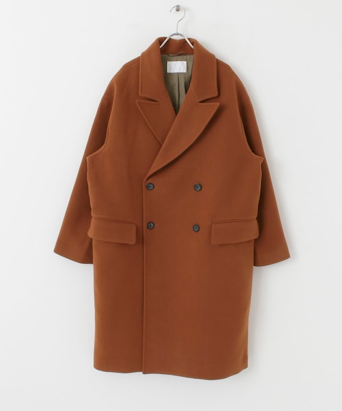 URBAN RESEARCH ID（アーバンリサーチ アイディー）の「URBAN RESEARCH iD ピークドダブルオーバーコート（その他・メンズ・BROWN/BLACK・M/L）」の14枚目の写真