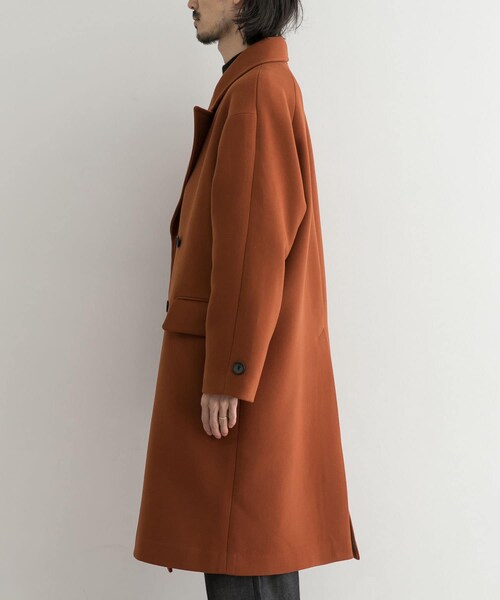 URBAN RESEARCH ID（アーバンリサーチ アイディー）の「URBAN RESEARCH iD ピークドダブルオーバーコート（その他・メンズ・BROWN/BLACK・M/L）」の9枚目の写真