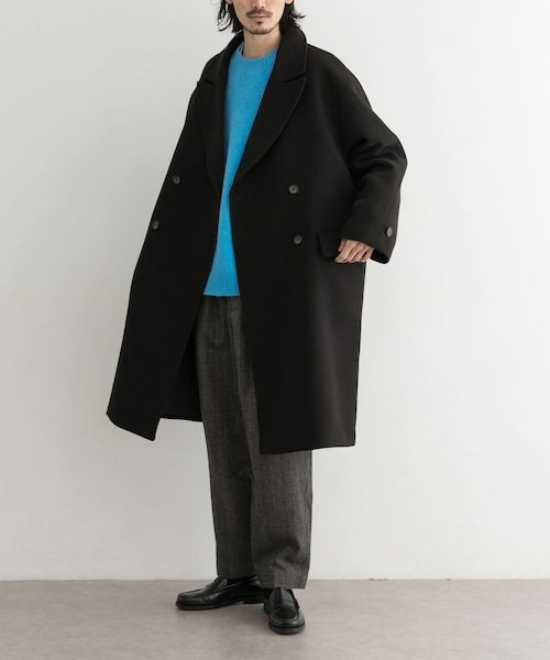 URBAN RESEARCH ID（アーバンリサーチ アイディー）の「URBAN RESEARCH iD ピークドダブルオーバーコート（その他・メンズ・BROWN/BLACK・M/L）」の5枚目の写真