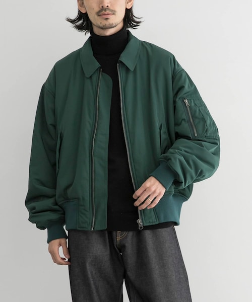 URBAN RESEARCH iD ヘビーサテンブルゾン