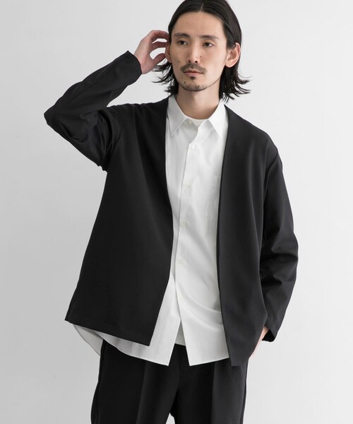 s*7様 アーバンリサーチ　セットアップ　トロワッシャーノーカラージャケット メ URBAN RESEARCH（アーバンリサーチ）の「『セットアップ対応