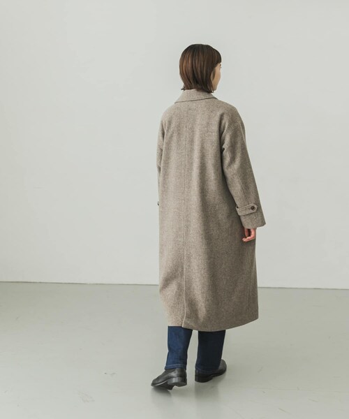 かぐれ（カグレ）の「ウールヘリンボンバルマカンコート（）」 - WEAR