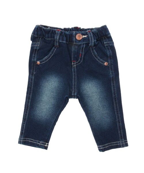 GO SPROUT（ゴースプラウト）の「9分丈スキニーパンツ（パンツ・キッズ・ブルー/ネイビーブルー・70/80/90）」の2枚目の写真