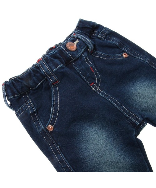 GO SPROUT（ゴースプラウト）の「9分丈スキニーパンツ（パンツ・キッズ・ブルー/ネイビーブルー・70/80/90）」の5枚目の写真