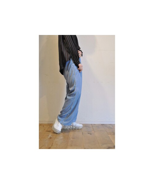 RehersalL(リハーズオール)の「ビジューラインイージーパンツ(その他パンツ・レディース・ホワイト/ブルー/レッド・one)」の2枚目の写真