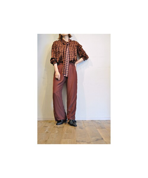 RehersalL(リハーズオール)の「ビジューラインイージーパンツ(その他パンツ・レディース・ホワイト/ブルー/レッド・one)」の3枚目の写真