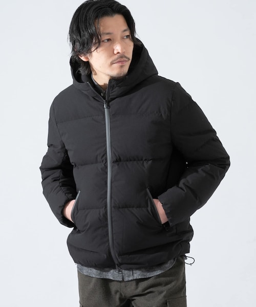 URBAN RESEARCH ROSSO WOMEN（アーバンリサーチ　ロッソ）の「GREEN DOWN 機能性連帽羽絨外套（ジャケット/アウター・メンズ・黑色/卡其綠・M/L）」の11枚目の写真