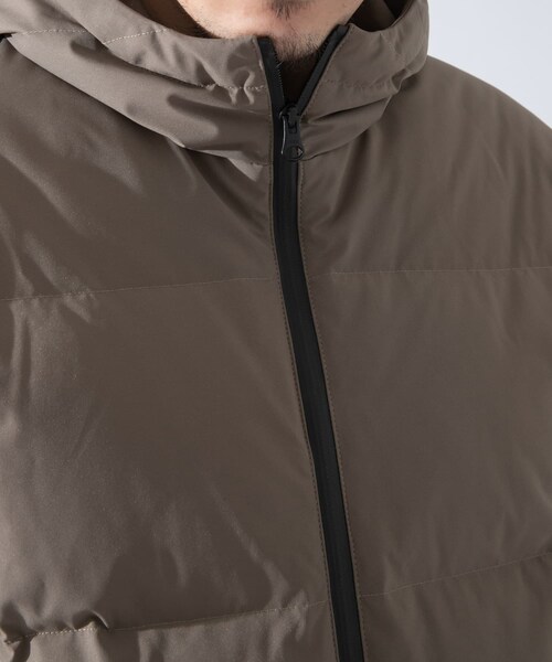 URBAN RESEARCH ROSSO WOMEN（アーバンリサーチ　ロッソ）の「GREEN DOWN 機能性連帽羽絨外套（ジャケット/アウター・メンズ・黑色/卡其綠・M/L）」の16枚目の写真