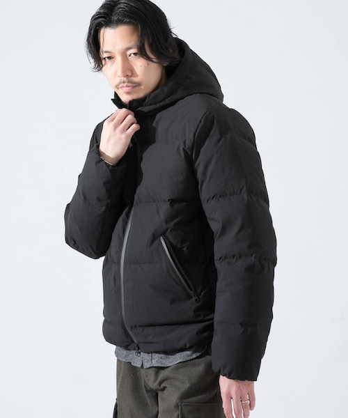 URBAN RESEARCH ROSSO WOMEN（アーバンリサーチ　ロッソ）の「GREEN DOWN 機能性連帽羽絨外套（ジャケット/アウター・メンズ・黑色/卡其綠・M/L）」の12枚目の写真