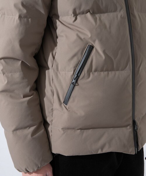 URBAN RESEARCH ROSSO WOMEN（アーバンリサーチ　ロッソ）の「GREEN DOWN 機能性連帽羽絨外套（ジャケット/アウター・メンズ・黑色/卡其綠・M/L）」の18枚目の写真