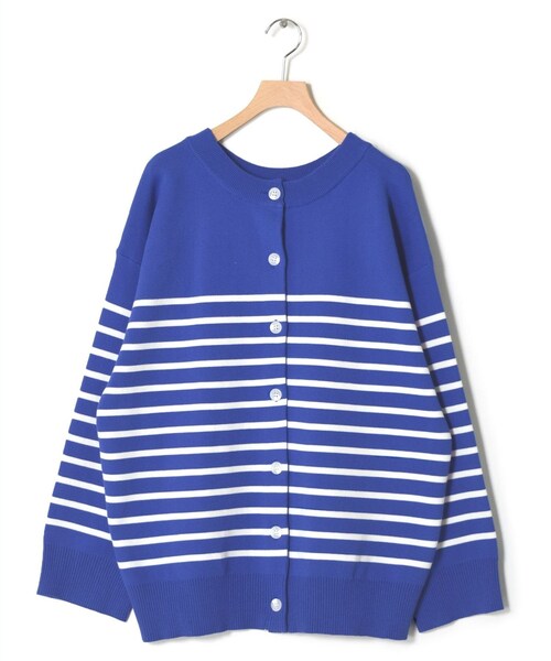 w closet(ダブルクローゼット)の「★先行予約★ニジュウス両A面クルーカーディガン【1月下旬入荷】(トップス・レディース・オフホワイト/イエロー/グリーン/Sイエロー/ブルー/オフ・FREE)」の10枚目の写真