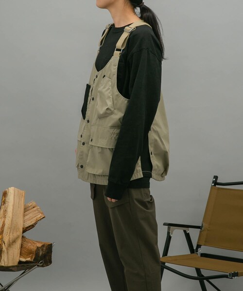 EKAL(エカル)の「【別注】NANGA×EKAL TAKIBIベスト(その他・メンズ・KHKGRY/BEG・M/L)」の22枚目の写真