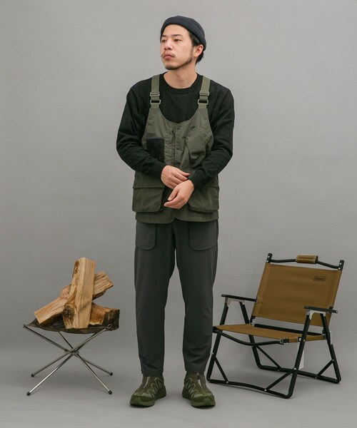 EKAL(エカル)の「【別注】NANGA×EKAL TAKIBIベスト(その他・メンズ・KHKGRY/BEG・M/L)」の4枚目の写真