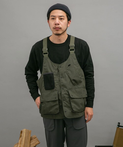 EKAL(エカル)の「【別注】NANGA×EKAL TAKIBIベスト(その他・メンズ・KHKGRY/BEG・M/L)」の8枚目の写真