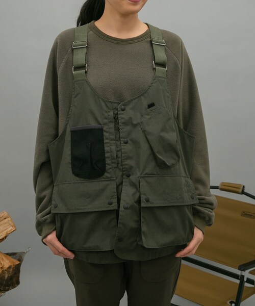 EKAL(エカル)の「【別注】NANGA×EKAL TAKIBIベスト(その他・メンズ・KHKGRY/BEG・M/L)」の10枚目の写真