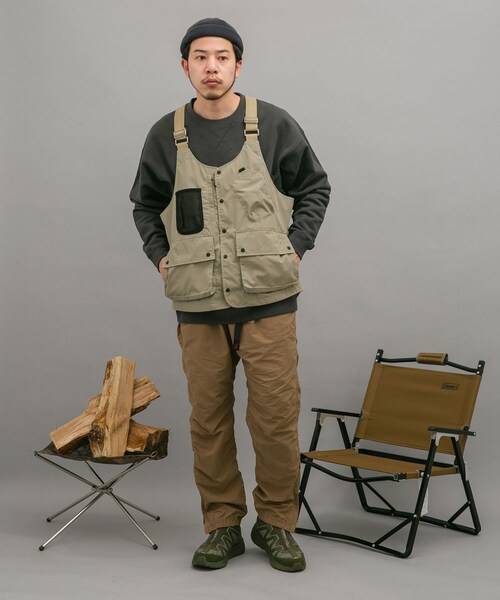 EKAL(エカル)の「【別注】NANGA×EKAL TAKIBIベスト(その他・メンズ・KHKGRY/BEG・M/L)」の16枚目の写真