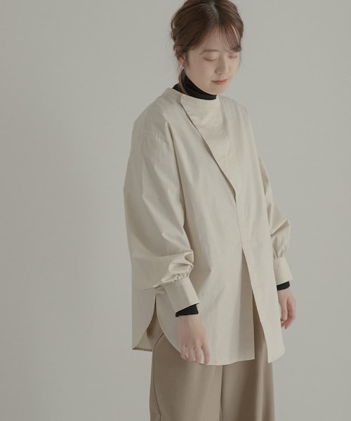 LAATO（ラート）の「2WAY BAND COLLAR SHIRTS（）」 - WEAR