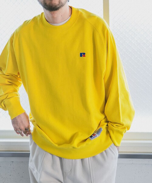 Russell Athletic（ラッセルアスレティック）の「【XLサイズWEB限定】RussellAthletic×DOORS 別注BookstoreSweat（その他・メンズ・Lime/White/Top Gray/Mango/Deep Navy・M/L/XL）」の4枚目の写真