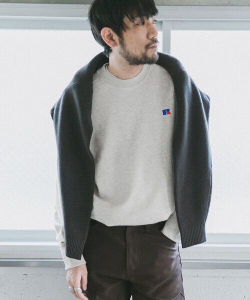 Russell Athletic（ラッセルアスレティック）の「【XLサイズWEB限定】RussellAthletic×DOORS 別注BookstoreSweat（その他・メンズ・Lime/White/Top Gray/Mango/Deep Navy・M/L/XL）」の3枚目の写真