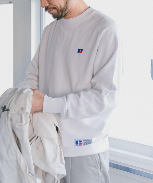 Russell Athletic（ラッセルアスレティック）の「【XLサイズWEB限定】RussellAthletic×DOORS 別注BookstoreSweat（その他・メンズ・Lime/White/Top Gray/Mango/Deep Navy・M/L/XL）」の2枚目の写真