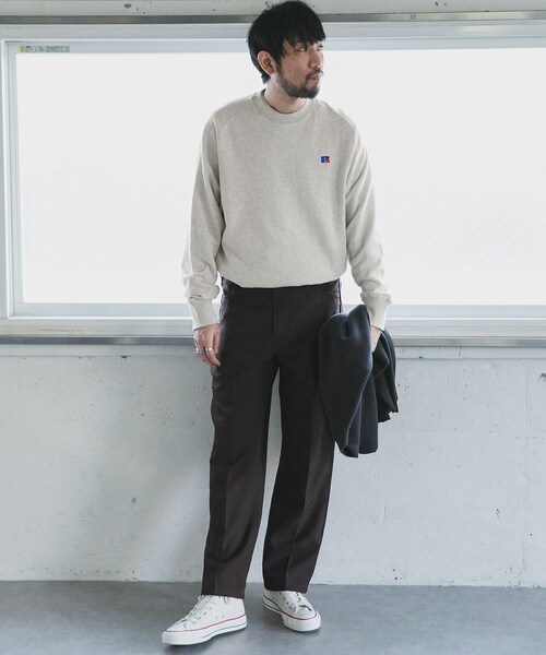 Russell Athletic（ラッセルアスレティック）の「【XLサイズWEB限定】RussellAthletic×DOORS 別注BookstoreSweat（その他・メンズ・Lime/White/Top Gray/Mango/Deep Navy・M/L/XL）」の18枚目の写真