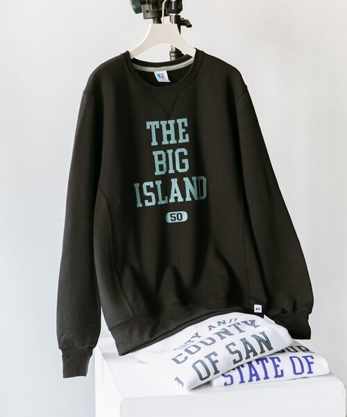 Russell Athletic（ラッセルアスレティック）の「【別注】Russell Athletic×DOORS プリントスウェット（その他・メンズ・White/Black/Ash・M/L）」の2枚目の写真