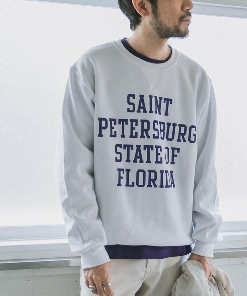 Russell Athletic（ラッセルアスレティック）の「【別注】Russell Athletic×DOORS プリントスウェット（その他・メンズ・White/Black/Ash・M/L）」の11枚目の写真