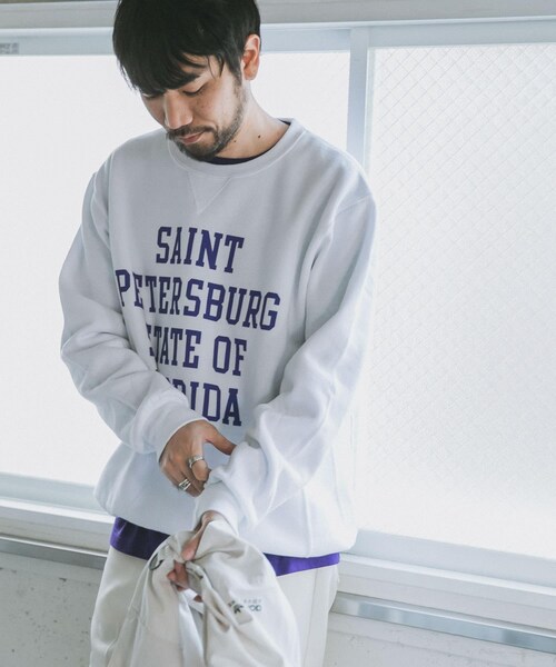 Russell Athletic（ラッセルアスレティック）の「【別注】Russell Athletic×DOORS プリントスウェット（その他・メンズ・White/Black/Ash・M/L）」の10枚目の写真