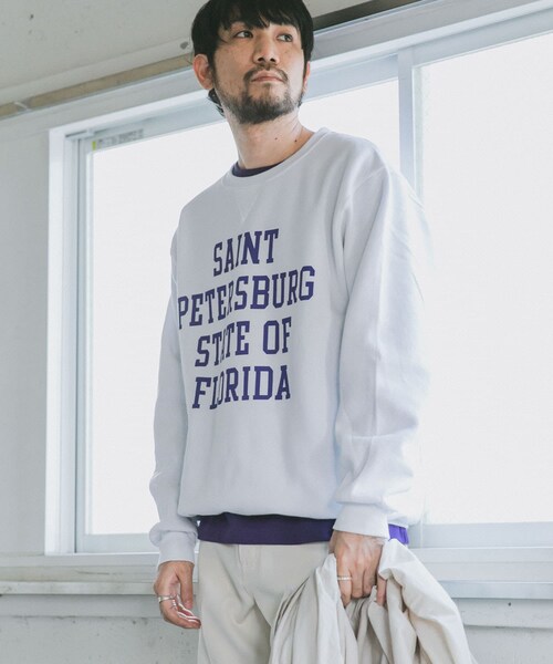 Russell Athletic（ラッセルアスレティック）の「【別注】Russell Athletic×DOORS プリントスウェット（その他・メンズ・White/Black/Ash・M/L）」の12枚目の写真