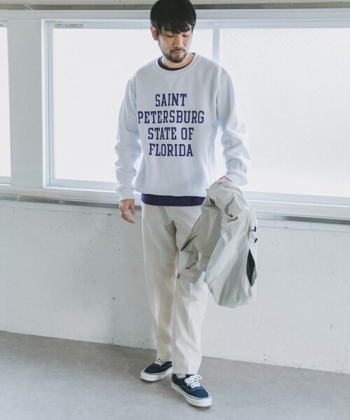 Russell Athletic（ラッセルアスレティック）の「【別注】Russell Athletic×DOORS プリントスウェット（その他・メンズ・White/Black/Ash・M/L）」の14枚目の写真