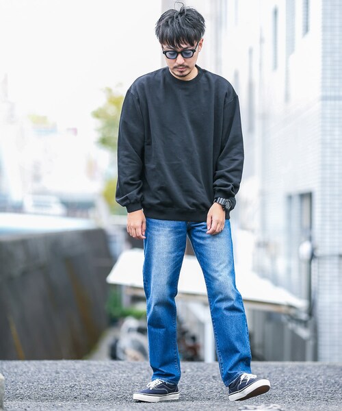 URBAN RESEARCH Sonny Label(アーバンリサーチサニーレーベル)の「ベーシックオーバースエットプルオーバー(その他・メンズ・オフ/イエロー/グリーン/ブラック/ロイヤルブルー・M/L)」の12枚目の写真