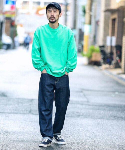 URBAN RESEARCH Sonny Label(アーバンリサーチサニーレーベル)の「ベーシックオーバースエットプルオーバー(その他・メンズ・オフ/イエロー/グリーン/ブラック/ロイヤルブルー・M/L)」の8枚目の写真