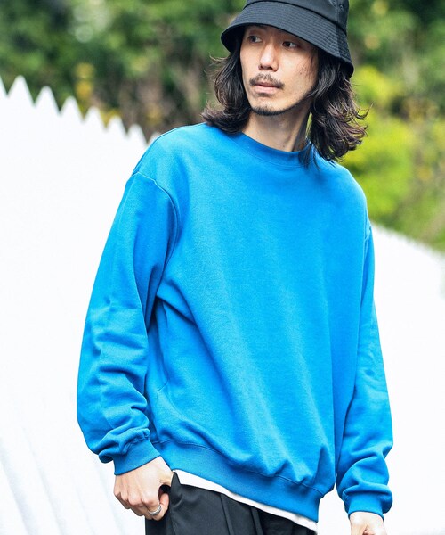 URBAN RESEARCH Sonny Label(アーバンリサーチサニーレーベル)の「ベーシックオーバースエットプルオーバー(その他・メンズ・オフ/イエロー/グリーン/ブラック/ロイヤルブルー・M/L)」の4枚目の写真