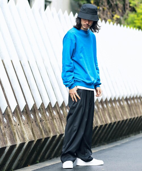 URBAN RESEARCH Sonny Label(アーバンリサーチサニーレーベル)の「ベーシックオーバースエットプルオーバー(その他・メンズ・オフ/イエロー/グリーン/ブラック/ロイヤルブルー・M/L)」の13枚目の写真