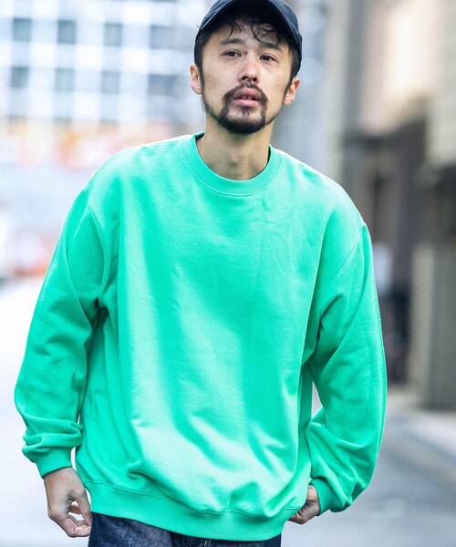 URBAN RESEARCH Sonny Label(アーバンリサーチサニーレーベル)の「ベーシックオーバースエットプルオーバー(その他・メンズ・オフ/イエロー/グリーン/ブラック/ロイヤルブルー・M/L)」の7枚目の写真