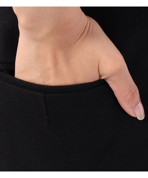 laboratory work（ラボラトリーワーク）の「裾折り返しタックテーパードパンツ（その他・レディース・ブラック・S/M）」の9枚目の写真