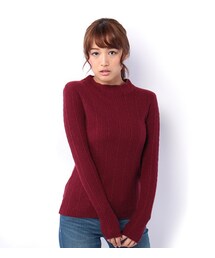 laboratory work | 細ケーブルミックスニットプルオーバー(その他)