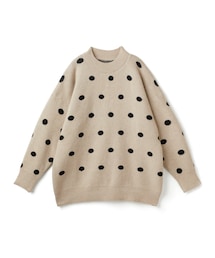 GRL | ドット柄ニットトップス(ニット/セーター)