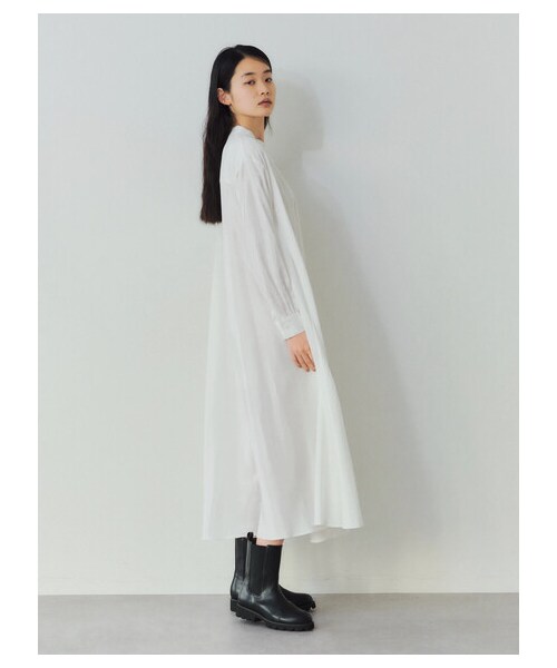 GARAGE OF GOOD CLOTHING（ガレージオブグッドクロージング）の「ピンタックヨークワンピース（ワンピース/ドレス・ホワイト/ベージュ/ネイビー・F）」の22枚目の写真