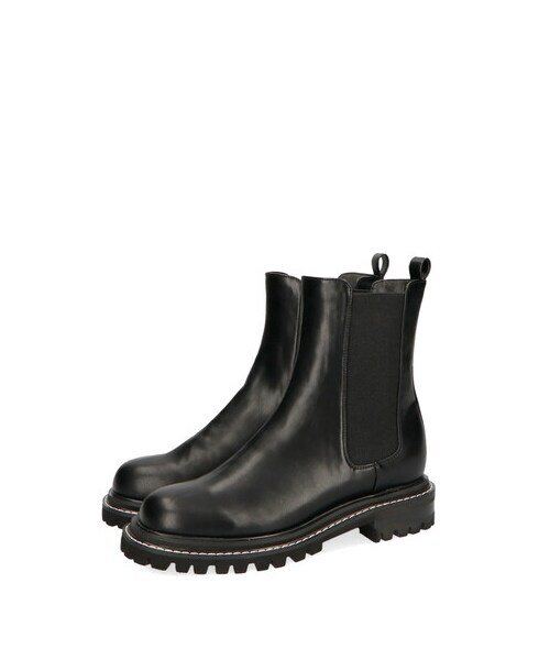 AMERICAN HOLIC（アメリカンホリック）の「【ORiental TRaffic】スクエアトゥチェルシーブーツ（シューズ・ブラック・M/L）」の2枚目の写真